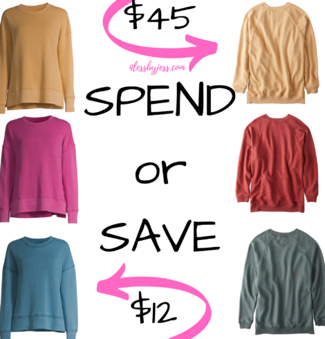 Spend or Save? Crewneck Sweatshirts!