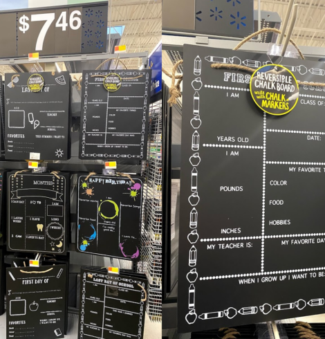 Back to School, Birthday and Milestone Chalkboards Only $7.46 at Walmart!