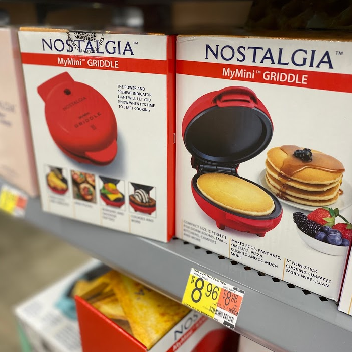 Nostalgia Mini Griddle & Egg Cooker Just $8.96 Each at Walmart