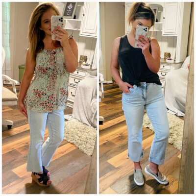 Sofia Jeans Mayra High Waist Crop Kick Flare!