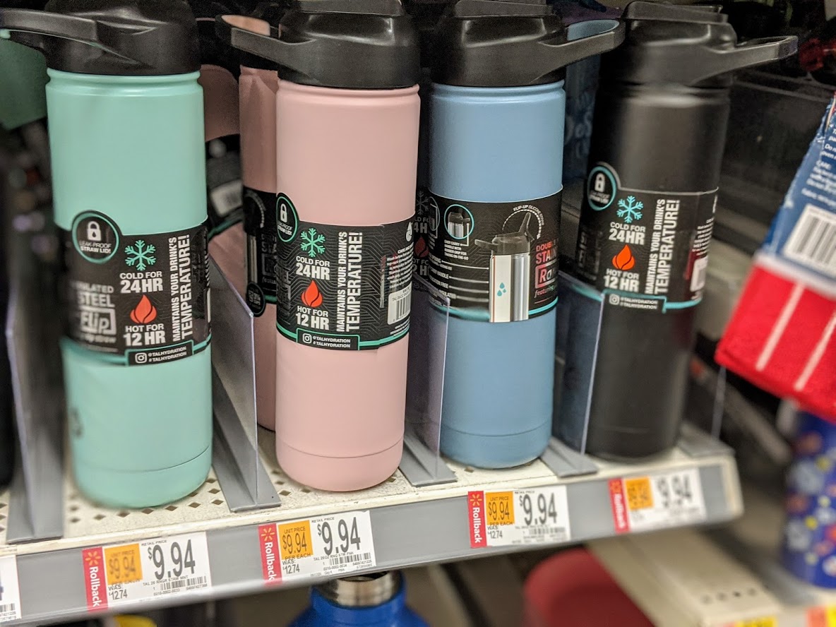 TAL Stainless Steel Double Wall Vacuum Water Bottles & More! WE WEAR