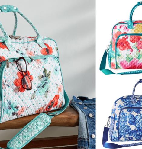 The Pioneer Woman Quilted Fabric Weekender Bags Only $39!